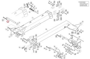 Bolt carucior telescop Manitou 264561 - Img 3
