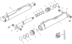 Bucsa brat telescopic Manitou 717244 - Img 1