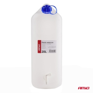 Canistră apă cu robinet 20L AMIO-03204 – Recipient apă din plastic HDPE pentru utilaje, camioane, rulote și autocare - Img 4