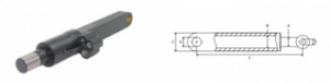 Cilindru hidraulic de inclinare lift hidraulic camion Bar CARGOLIFT