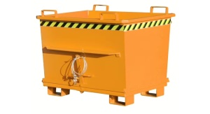 Container cu fund basculabil 0.7mc -1500 kg Bauer BKB 700 - Img 1