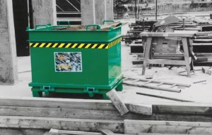 Container moloz 0.5mc - 1000kg - Bauer BC 500 - Img 3