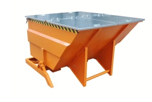 Cuva basculabilă pentru stivuitor 4m³ - 2500kg Bauer BKC 400 - Img 4