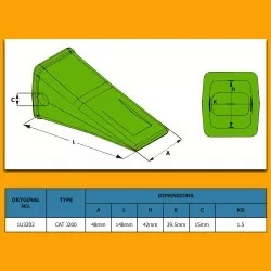 Dinte cupa Caterpillar 1U3202 - Img 2
