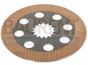 Disc de frictiune JCB 222mm X 49.5mm X 3.9mm, 15 dinti