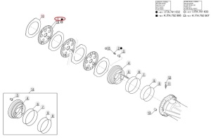 Disc frana punte Manitou 786594 - Img 3