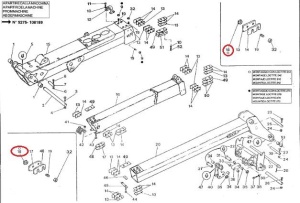 Element reglaj brat telescopic Manitou 188441 - Img 3