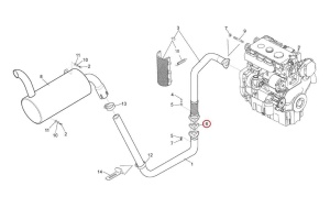 Etanșare motor Manitou 710349 - Img 2
