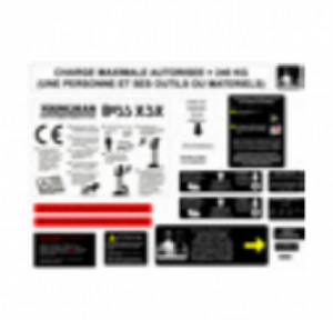 Eticheta pentru nacela marca Youngman Boss X3X