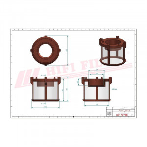 Filtru carburant SN70283, SN 70283, Manitou 710887, Atego, MAN - Img 3