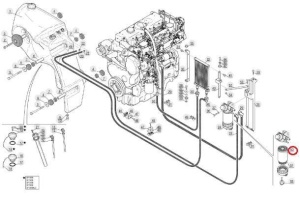 Filtru combustibil Manitou 747462 - Img 2