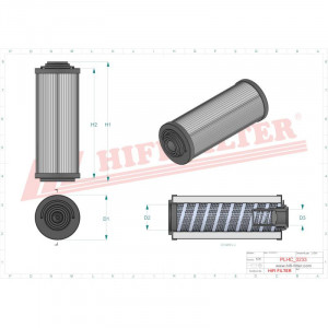 Filtru hidraulic SH52398, SH 52398, Manitou 52559349 - Img 2
