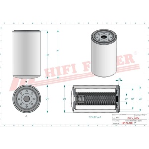 Filtru ulei motor SO285, SO 285 compatibil Bobcat, Doosan Daewoo - Img 2
