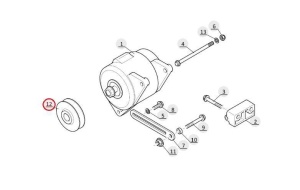Fulie alternator Manitou 605003