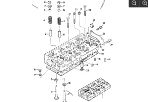 Garnitura JCB Head gasket 3CX 4CX 02/201729 - Img 2