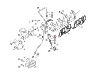 Garnitură motor Manitou 563324 - Img 2