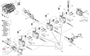 Kit reparatie cilindru hidraulic Manitou 564756 - Img 3
