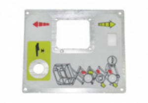 Placa de montare - cutia de comanda superioara pentru nacela Upright