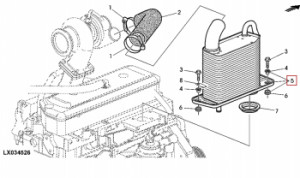 Radiator aer John Deere