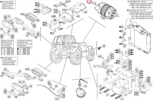 Senzor electric Manitou 723765 - Img 3