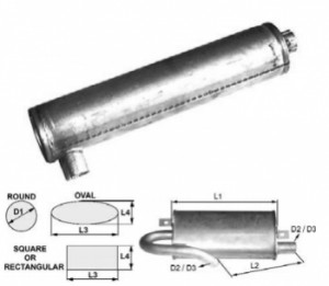 Toba esapament 500 mm pentru stivuitor Clark