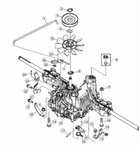 Ventilator pentru tractor John Deere