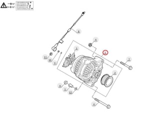 Alternator Manitou 796592
