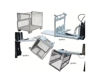 Atasament pentru basculare lazi Gitterbox - Bauer Kippomat KG-A - Img 1