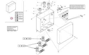 Autocolant identificare Manitou 673712 - Img 1