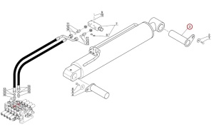 Bolt brat telescopic Manitou 923759 - Img 2