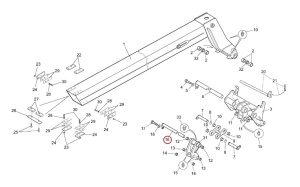 Bolt carucior telescop Manitou 264568 - Img 3