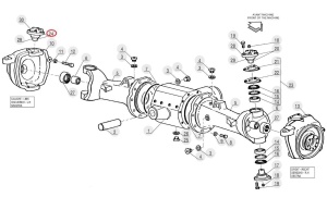 Bolt punte Manitou 601120