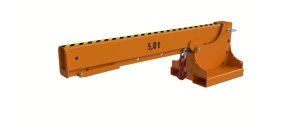Brat prelungitor scurt si incliabil pt stivuitor 5000kg KTH-K-5.0 - Img 3