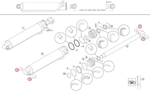 Bucsa brat telescopic Manitou 52641101 - Img 3