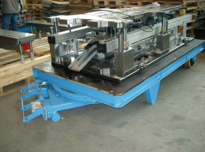 Carucior transport pe lamele de stivuitor 2500 x 2000 mm Bauer STS - Img 2