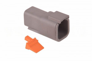 Conector electric Deutsch 6 pini mamă DTM04-6P CO-DTM06F