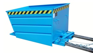 Container basculabil stivuitor 0.65mc 1000kg, Bauer VD 650 - Img 1