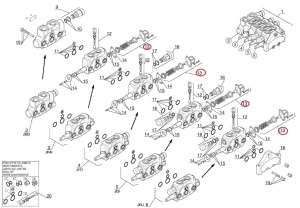 Distribuitor hidraulic Manitou 548894 - Img 3