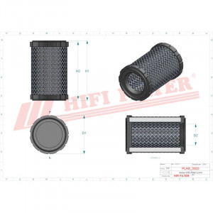 Filtru aer SA17250, SA17250, Manitou 227959 - Img 2