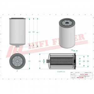 Filtru carburant SN70391, SN 70391, Manitou 799968 - Img 3