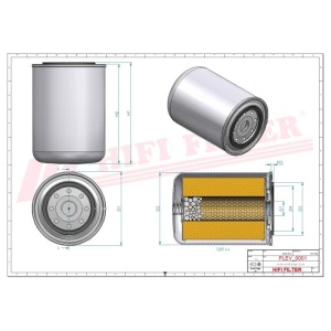 Filtru racire Filtru racire WE 2060, WE2060 compatibil Caterpillar, Claas, Fiat Hitachi, JCB, Komatsu - Img 2