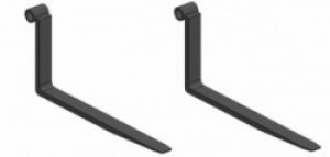 Furci pentru paleti 125x40x1200 - stift pivot pentru buldoexcavator JCB Loadall