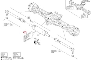 Kit reparatie cilindru directie Manitou 563007 - Img 3