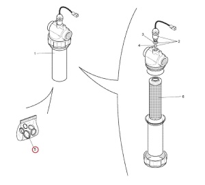Kit reparatie cilindru hidraulic Manitou 602552 - Img 3