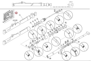 Kit reparatie cilindru hidraulic Manitou 705369 - Img 3