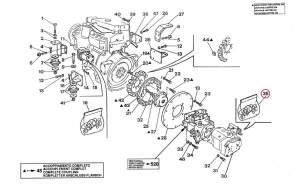 Kit reparatie cilindru hidraulic Manitou 895797