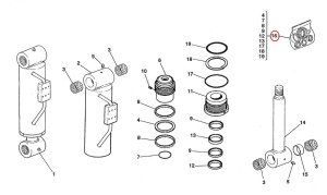 Kit reparatie cilindru ridicare Manitou 585370 - Img 3