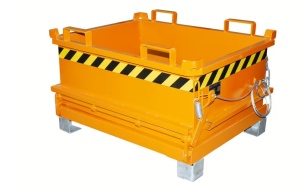 Minicontainer stivuibil cu fund basculabil 0.24mc 500kg - Bauer MSB-250 - Img 1
