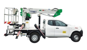 Nacela montata pe autoutilitara Pick Up 14m Comet NEW EUROSKY 14 -2-6.2 (7.6) HQ JIB