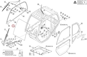 Parbriz Manitou 749701